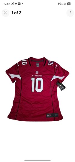New! Womens Nike NFL Arizona Cardinals Hopkins #10 Red/White Jersey Size M