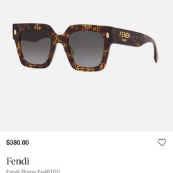 Fendi Roma Fe40101 Women’s Sunglasses Brown Tortoise 