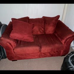 Red Love Seat