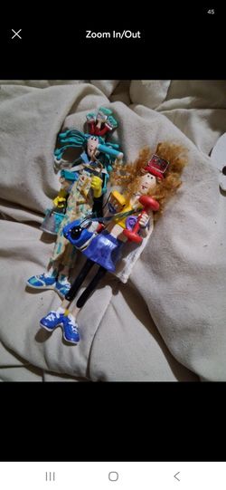 Whimsical Novelty Figurine Dolls Set of 2