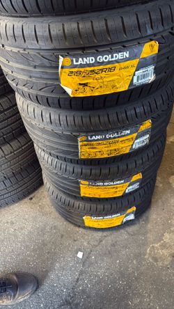 215/35/18 land golden tires 🛞