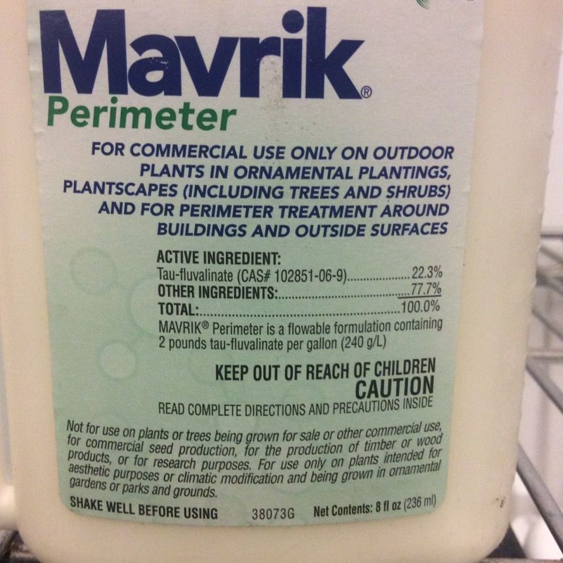 Mavrik perimeter insecticide plants ornamental trees and shrubs