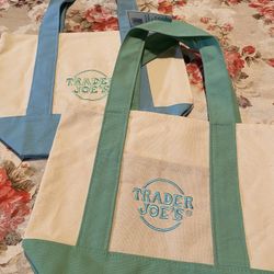 Trader Joes Mini Tote Bags Spring Collection