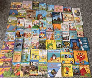 Kids Books Lot 60+ Children Books Toddler Preschool Learning Books Bundle 