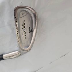 KING COBRA GRAVITY BACK OPTIMUM INERTIA 5 IRON TrueTemper s FLEX STEEL Shaft RH.