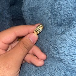 Real 14kt Nugget Gold Ring