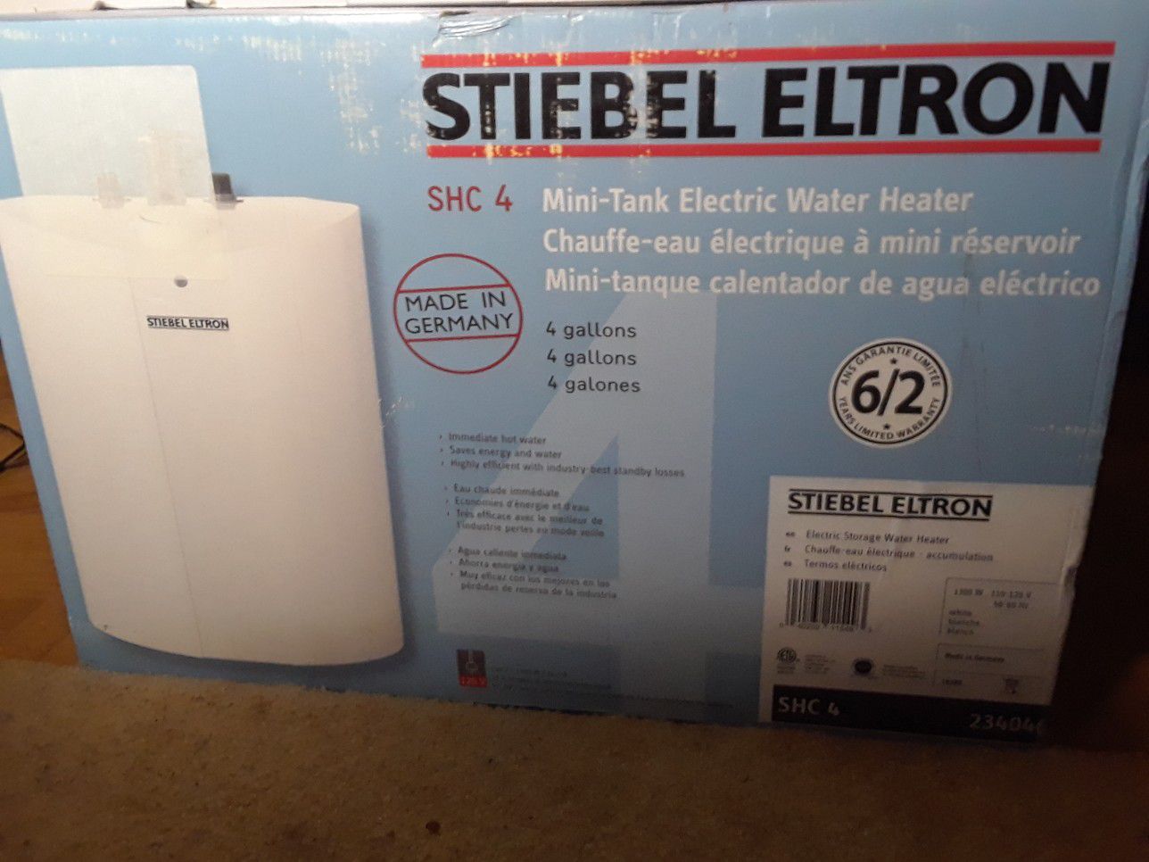 Tankless Water Heater Stiebel Eltron