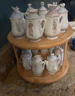 Precious Moments Spice Jars