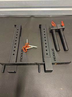 MONSTER SAFETY SPOTTER ARMS 2.0 and   MONSTER LITE PLATE STORAGE CHANNEL PAIR