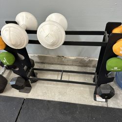 Weight Rack With Weights