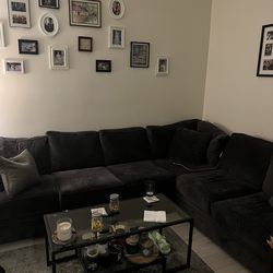Dark Grey Sectional