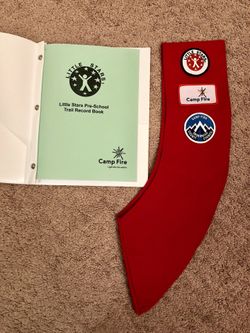 Camp Fire Sash and Record Book