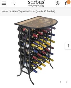 Table Wine Rack New With Tags $35 OBO