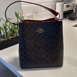 Bucket Bag, Crossbody Bag ... Brown Red