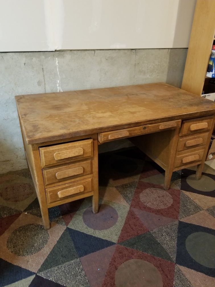 Hoosier Desks Antique Office Desk