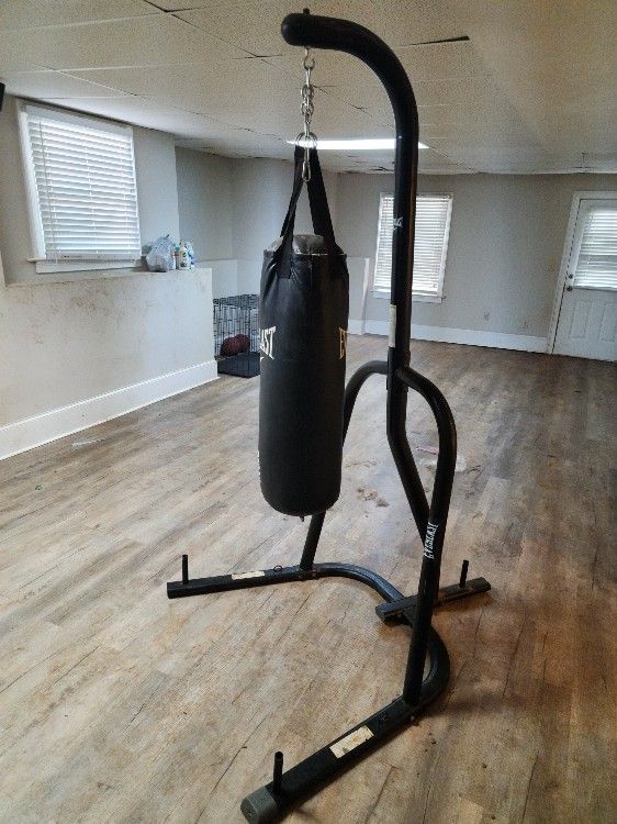 Heavy Punching Bag And Stand