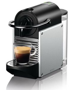 Nespresso Pixie Espresso Machine by De'Longhi, 1100ml, Aluminum,Silver