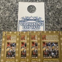 Renaissance Festival Tickets 