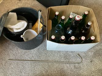 Home brew Equipment. Beer. Brewing. Grolsch Sealable Bottles