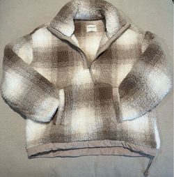 Abercrombie & Fitch Sherpa Quarter-Zip