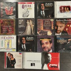 15 VARIOUS OPERA CD’S WITH ALL OF THE OPERA GREATS!