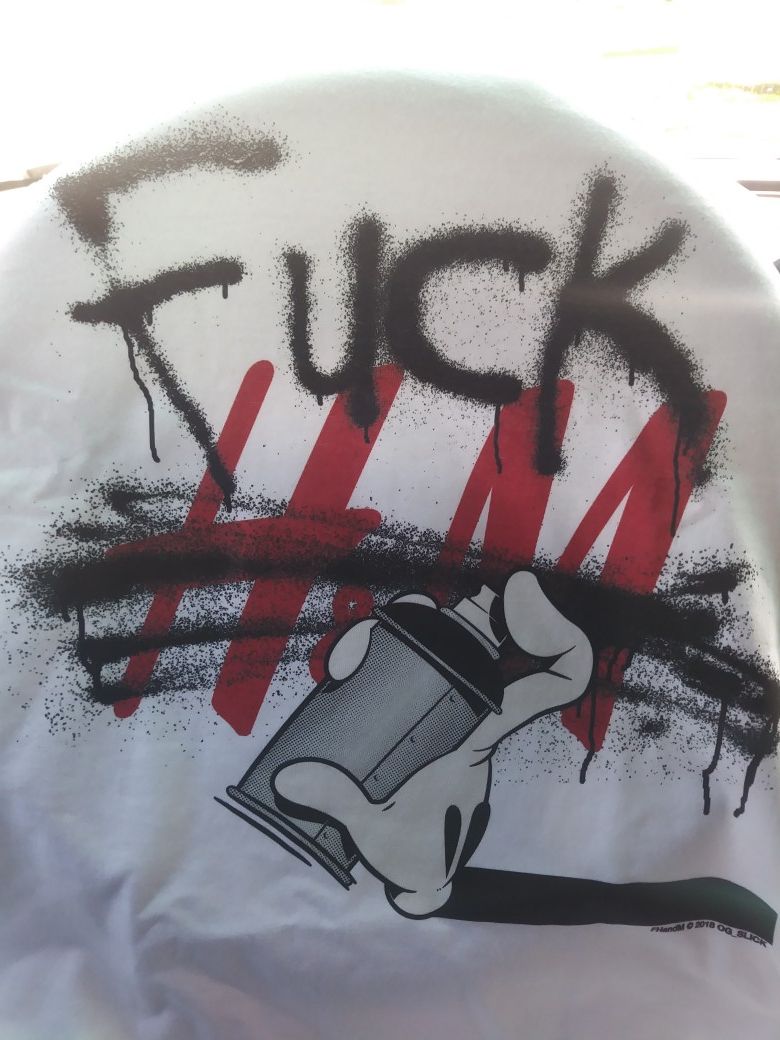 Super rare revok shirt Fuck h&m shirt