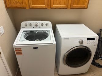 Samsung and Maytag washer and dryer set - Great condition