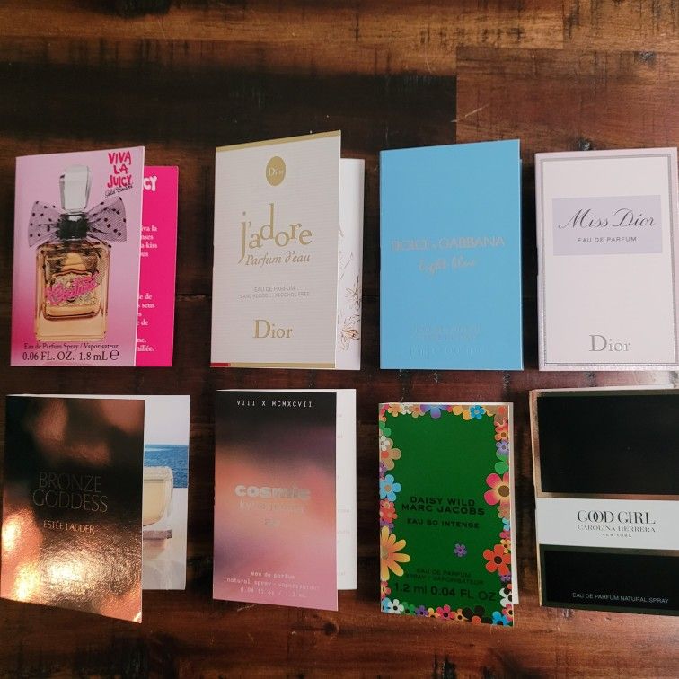 8 Perfume Sample Sprays For Women