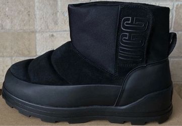 UGG Black Short Winter Boot Sz 6
