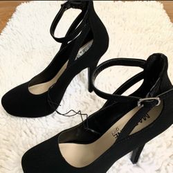 Suede heels for women
