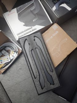 Tesla parts new in box carbon fiber controls light kits