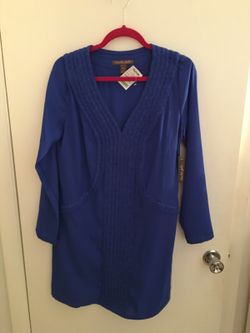 Royal blue dress with tags