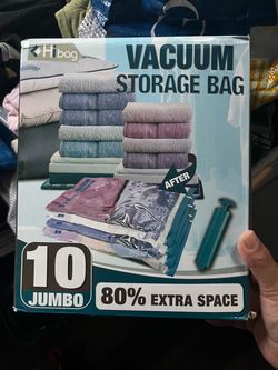 Vaccum seal bags for clothing