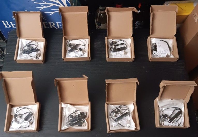 THIN WIRED NECK WIRELESS EARBUDS (EACH)