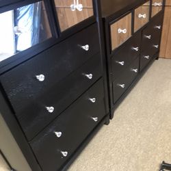 Black Dresser And Tall Chest New
