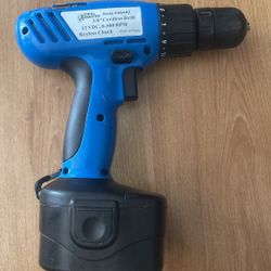 Drill Master 3/8’’ Cordless Drill 0-500 RPM 