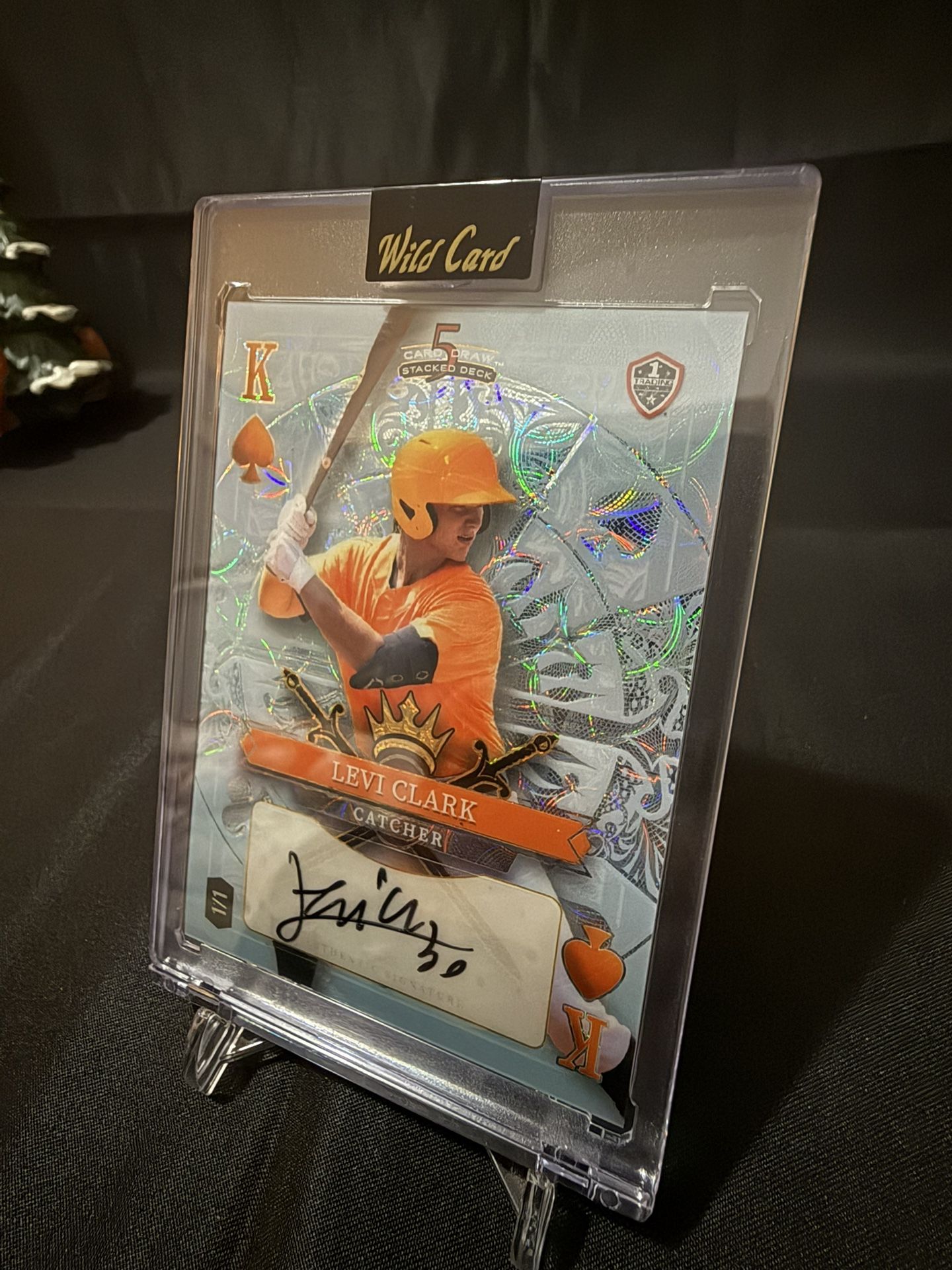 1/1 Levi Clark 2024 Wild Card Auto 