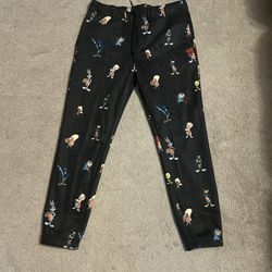 Looney Tunes men’s Wool joggers Size Large 