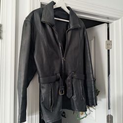 Nice Women's Motorcycle Jacket Leather German Echtes Leder XL