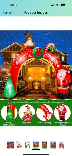 Arco Navideño . Sin Estacas .
