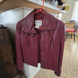 Vintage Ladies Leather Jacket 