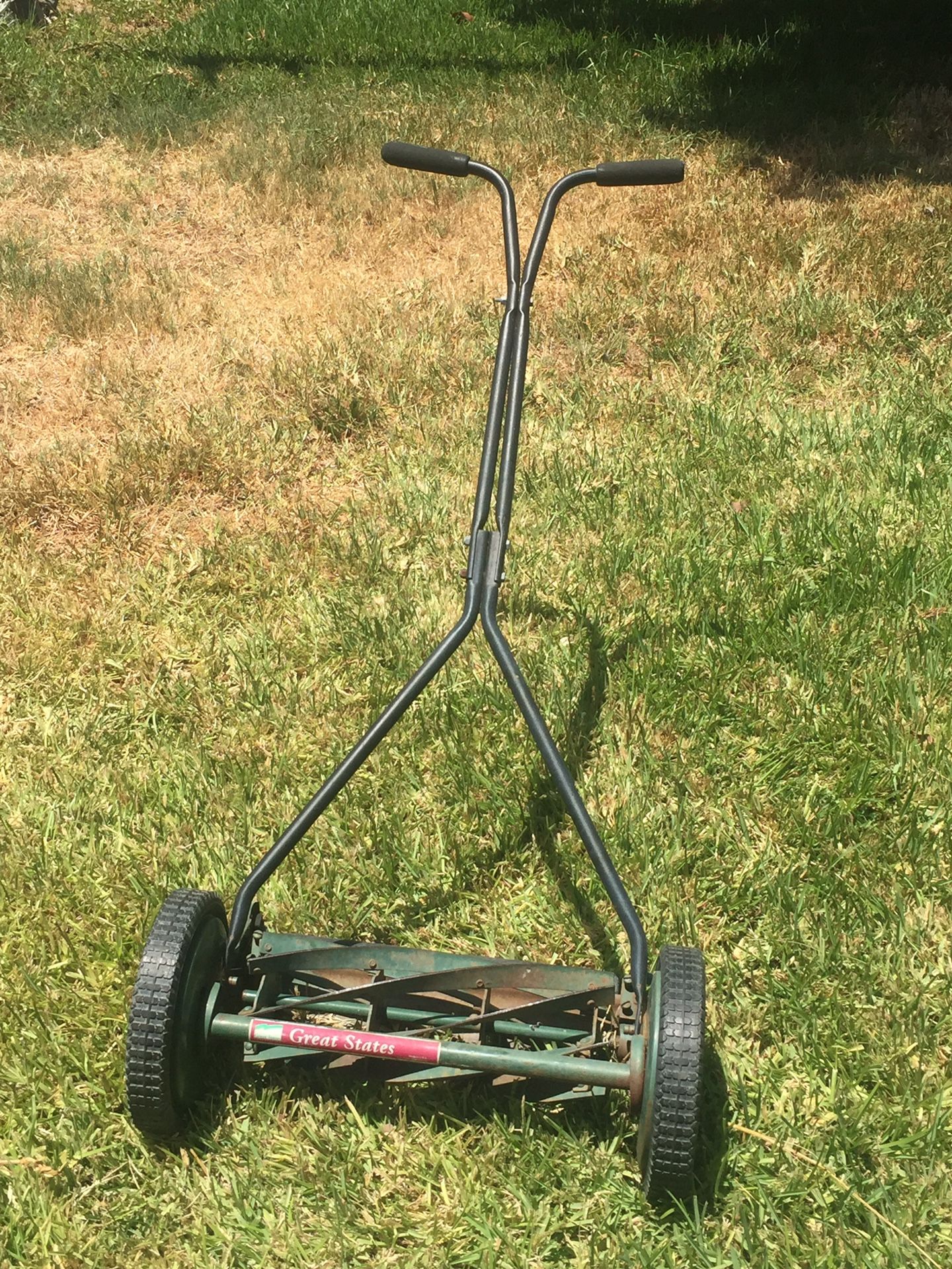 Old push lawn mower $5