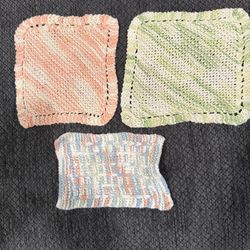 Colorful knitted cloths- 3 count