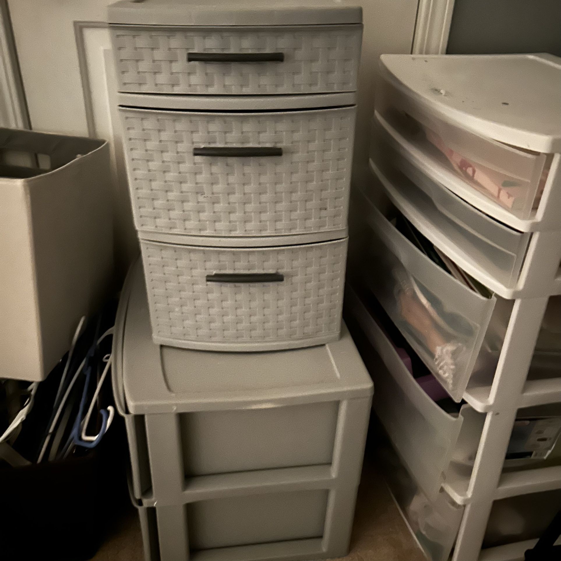 Gray Storage Containers