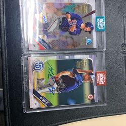 Topps Signature Series Mackenzie Gore And Alex Kirilloff Auto