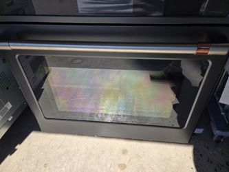 Cafe Professional Series 30" Matte Black Convection Single Electric Wall Oven New