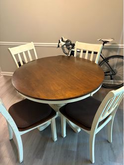 Dining table and chairs