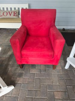 Suede Side Chair