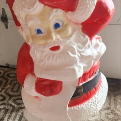 SANTA BLOW MOLD VINTAGE UNION
