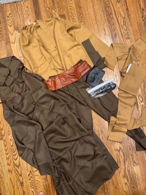 Star Wars Jedi Knight Full Set Kids Halloween Costume 8-9yrs